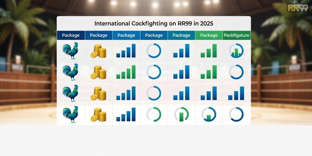 Bảng giá chi tiết các gói dịch vụ đá gà quốc tế rr99 cập nhật năm 2025