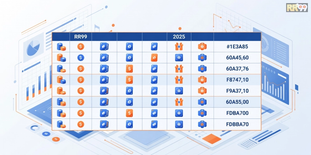 Bảng giá chi tiết các gói nạp tiền trên rr99 năm 2025