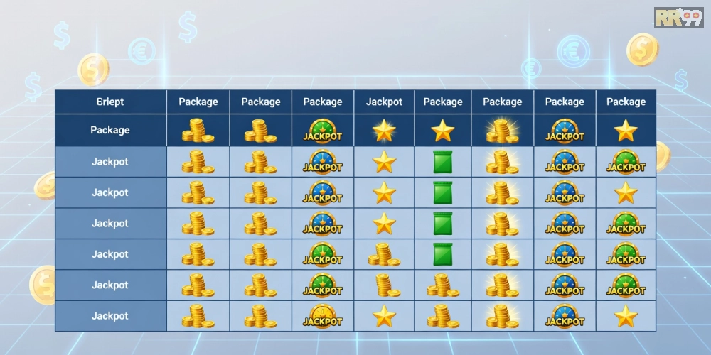Bảng giá chi tiết các gói chơi game nổ hũ rr99 năm 2025
