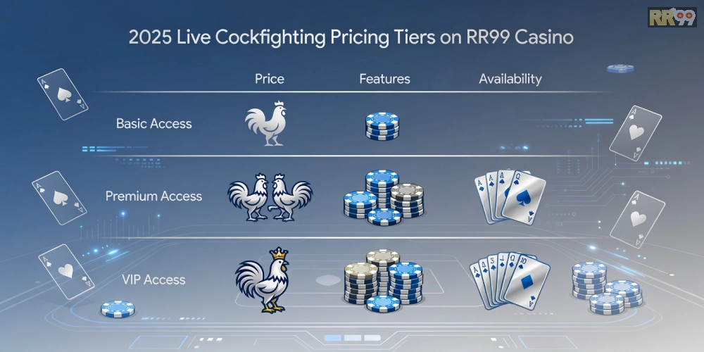 Bảng giá chi tiết các gói xem đá gà trực tiếp casino RR99 cập nhật năm 2025