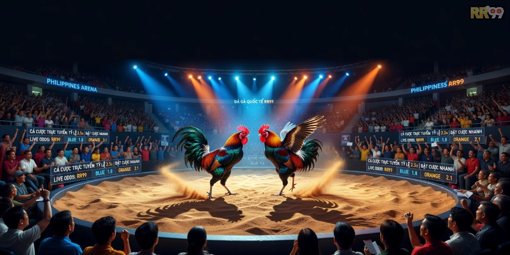 Trường đấu Philippines Arena trên RR99 với không khí sôi động và công nghệ hiện đại